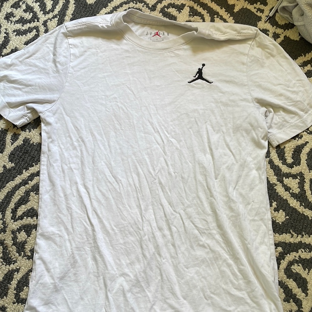 Jordan White Tee: Size S